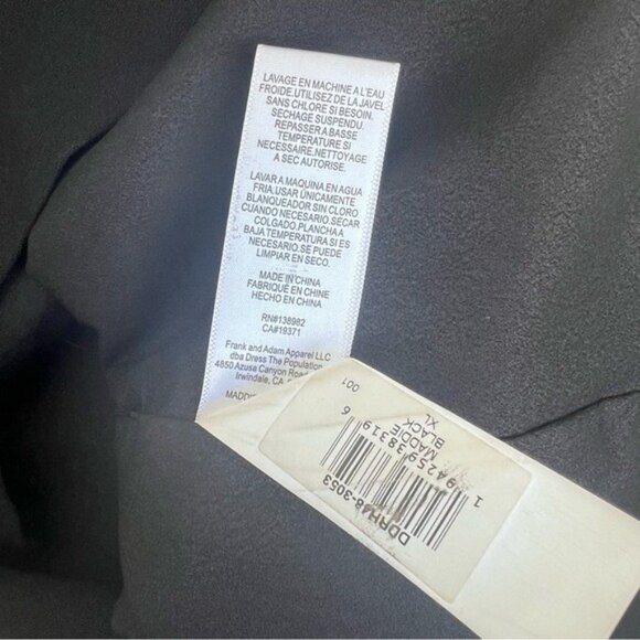 Dress the Population Maddie One-Shoulder Cocktail Minidress - XL - Picture 7 of 7